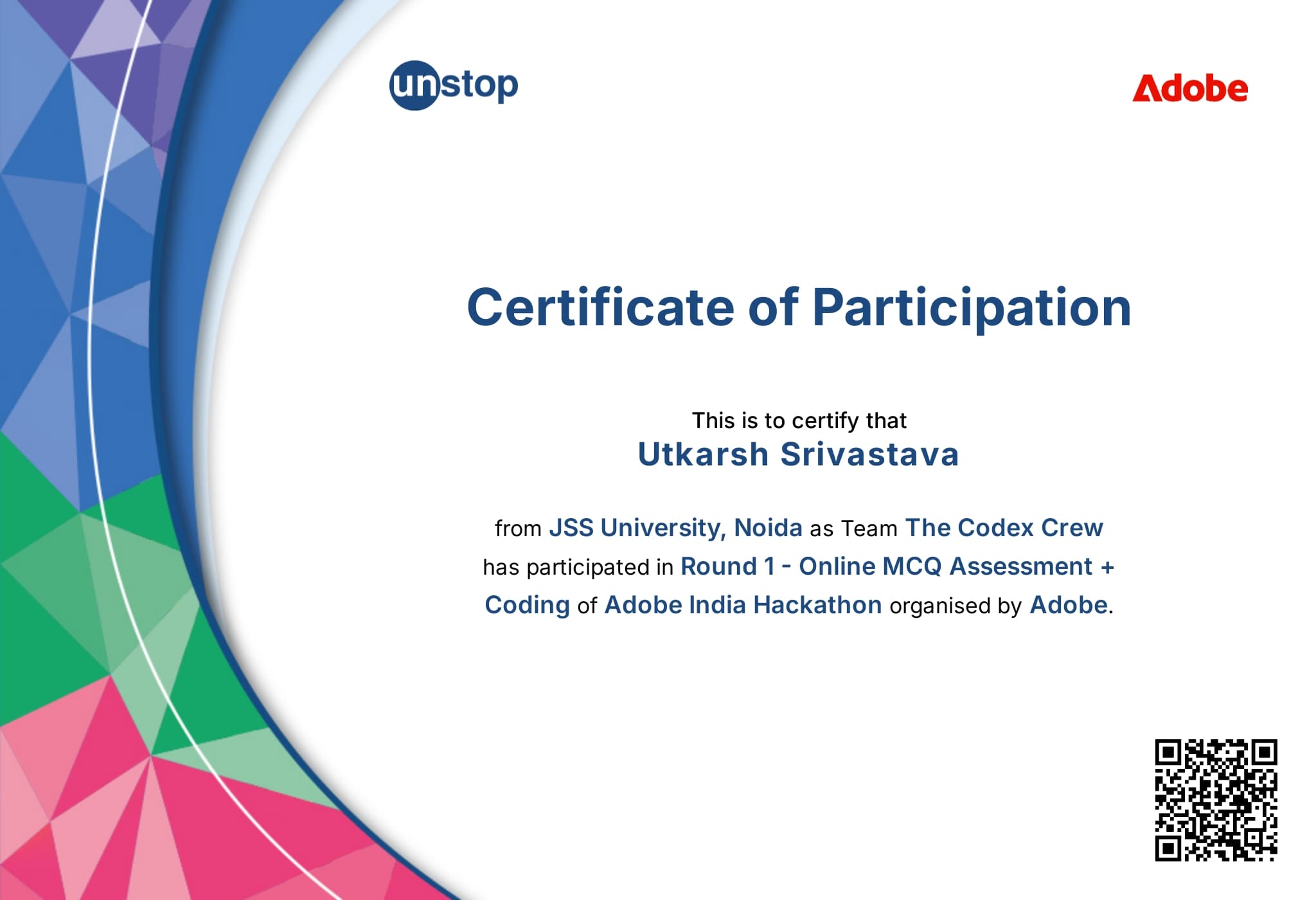 Adobe India Hackathon