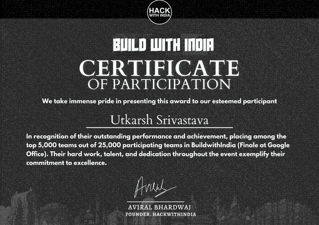 Build with India