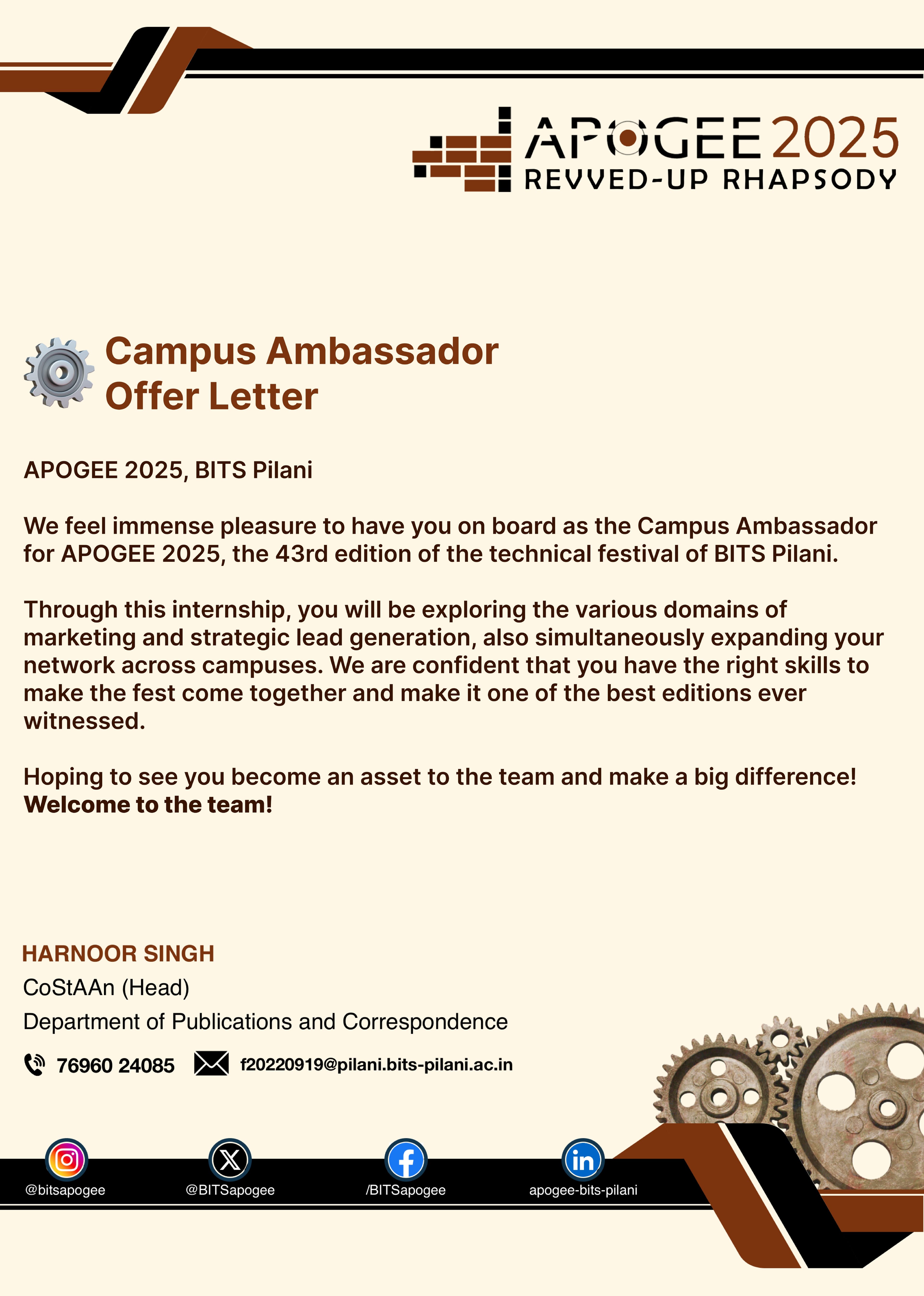 Campus Ambassador - BITS Pilani
