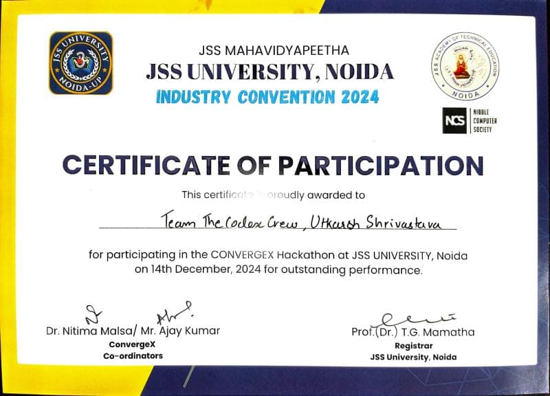 TOP 10 Teams - Convergex Hackathon