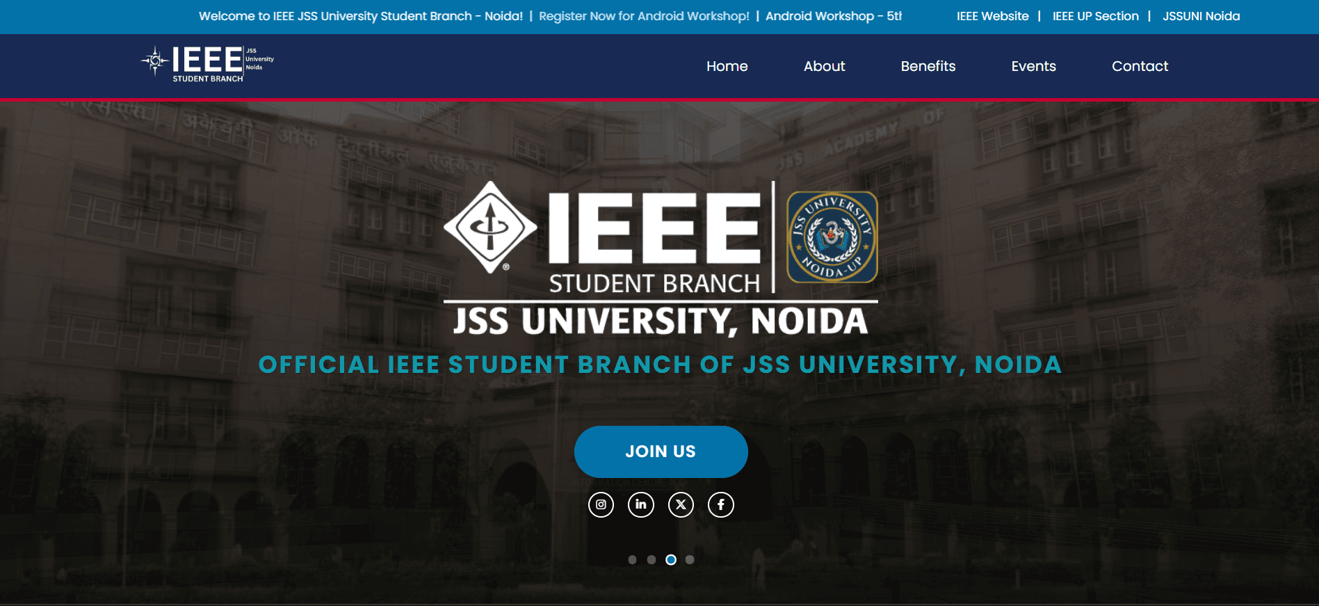 IEEE JSSUN SB – Official Website screenshot